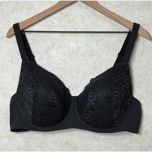 SKIMS 42D Black Lace Fits Everybody Full Coverage Underwire Bra Comfort Support